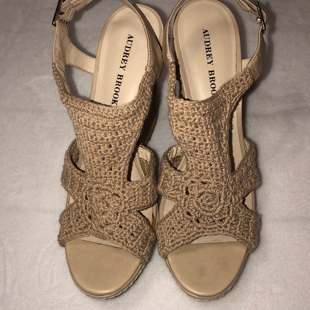 Audrey Brooke wedge sandal